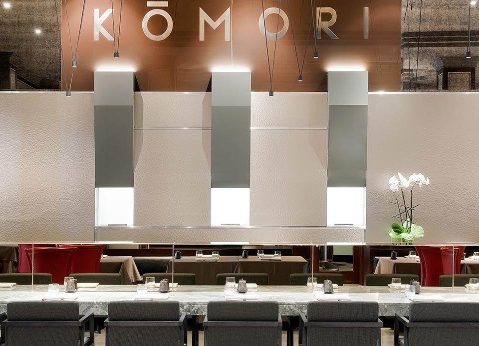 Cota Cero Interiorismo restaurante Komori