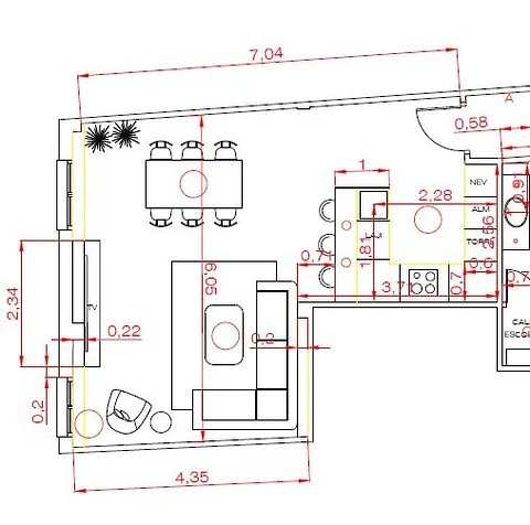 Cota Cero Interiorismo plano